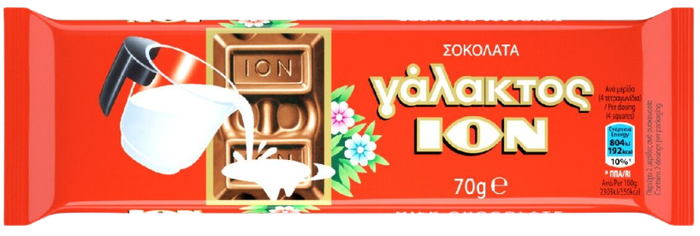 ΙΟΝ σοκολάτα γάλακτος 70gr