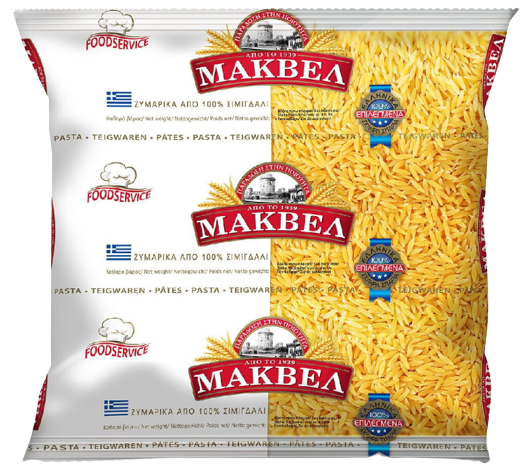 ΜΑΚΒΕΛ ζυμαρικά κριθαράκι χονδρό 3kg