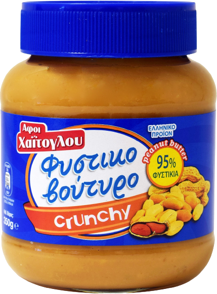 ΑΦΟΙ ΧΑΙΤΟΓΛΟΥ φυστικοβούτυρο crunchy 350gr