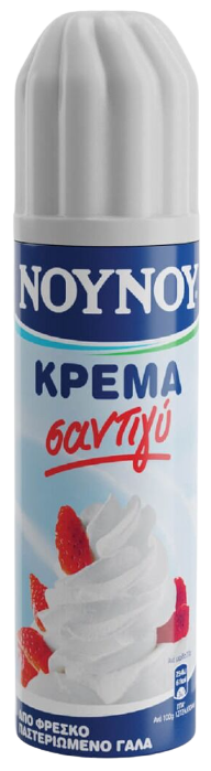 ΝΟΥΝΟΥ κρέμα σαντιγύ βανίλιας 250gr