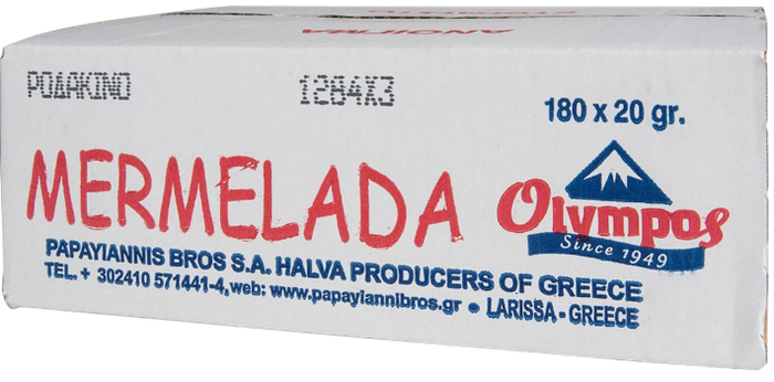 ΟΛΥΜΠΟΣ μερμελάδα ροδάκινο 180x20gr