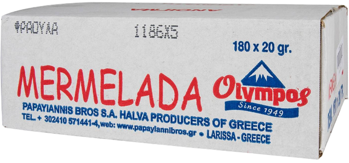 ΟΛΥΜΠΟΣ μερμελάδα φράουλα 180x20gr