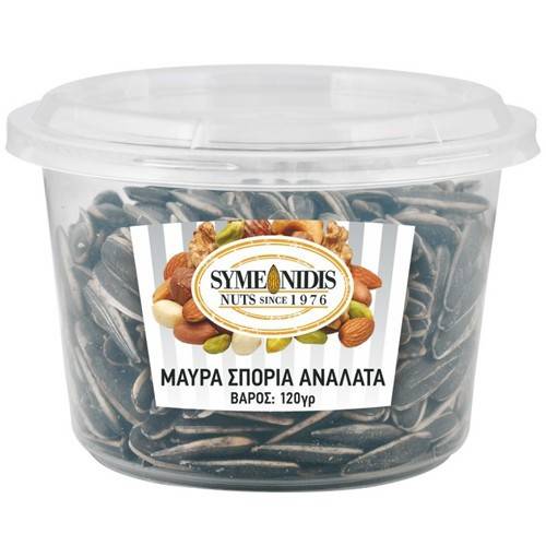ΣΥΜΕΩΝΙΔΗΣ μαύρα σπόρια ανάλατα 120gr