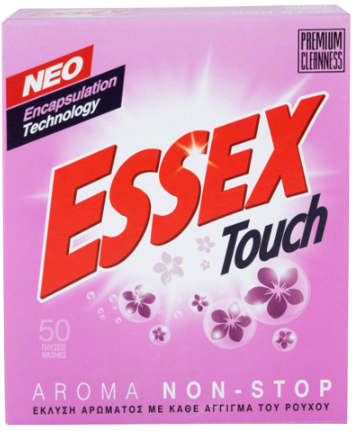 ESSEX σκόνη πλυντηρίου ρούχων Touch 50μεζ 2,40kg
