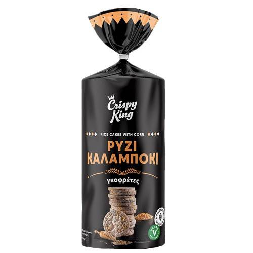 CRISPY KING ρυζογκοφρέτες καλαμπόκι 100gr