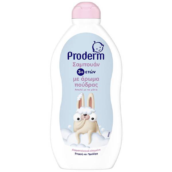 PRODERM αφρόλουτρο με άρωμα πούδρας 500ml