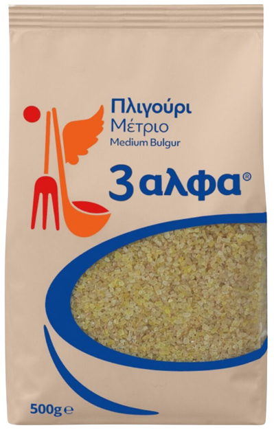 3ΑΛΦΑ πλιγούρι μέτριο 500gr
