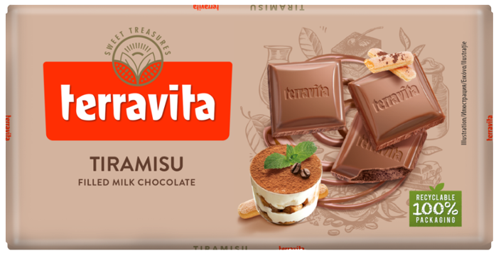 TERRAVITA σοκολάτα tiramisu 100gr