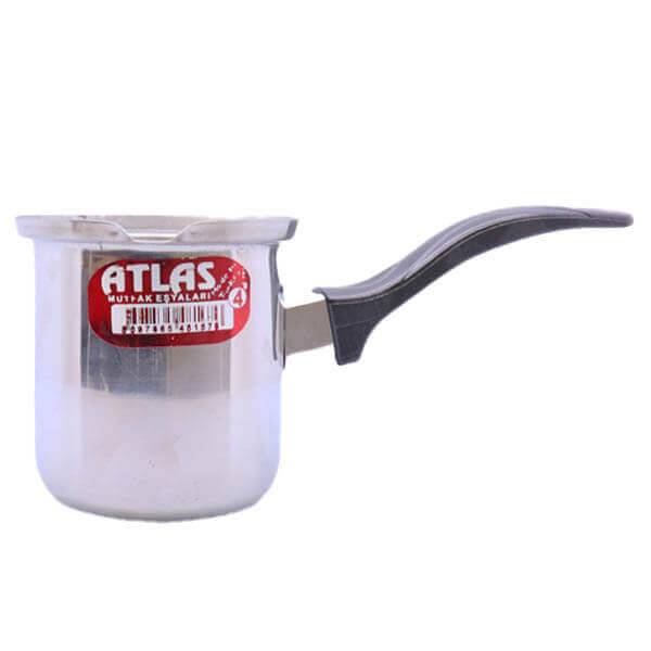 ATLAS GROUP μπρίκι υγραερίου ανοξείδωτο ασημί Νο4