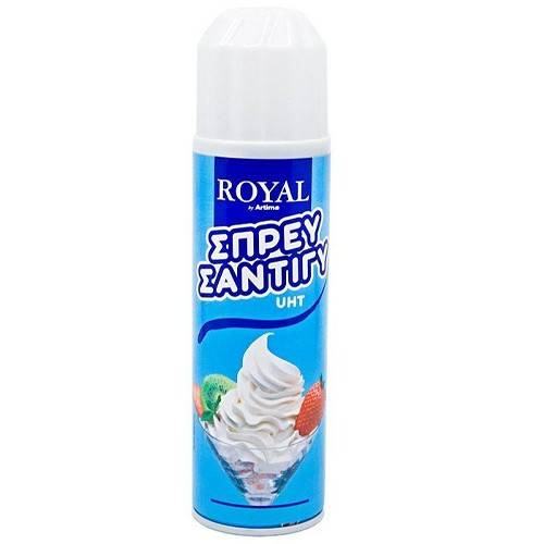 ROYAL spray σαντιγύ με φυτικά λιπαρά 250gr
