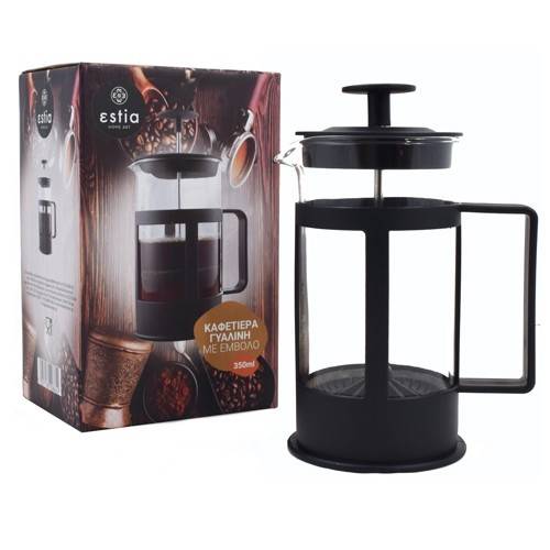 ESTIA καφετιέρα γαλλικού χειρός μαύρη 350ml