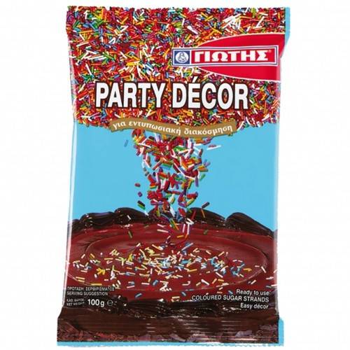 ΓΙΩΤΗΣ χρωματιστή τρούφα party decor 100gr