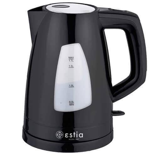 ESTIA black plus βραστήρας πλαστικός 1,7lt 2200W