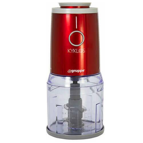 GRUPPE kyklos πολυκόφτης multi 400W με δοχείο κόκκινος 500ml