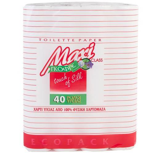 MAXI χαρτί υγείας Class γκοφρέ 2φυλλο 40x57gr