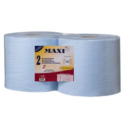 MAXI χαρτί βιομηχανικό βοβίνα γκοφρέ μπλε 2x2,5kg