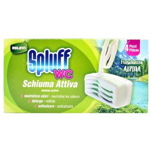 RELEVI Spluff wc block λεκάνης alpine 4x33gr