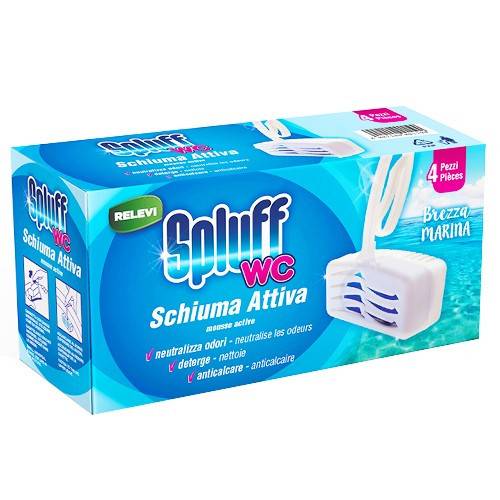 RELEVI Spluff wc block λεκάνης ocean 4x33gr