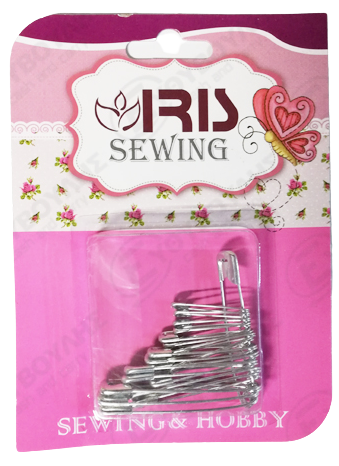 IRIS SEWING παραμάνες ανάμεικτες ασημί 20τεμ