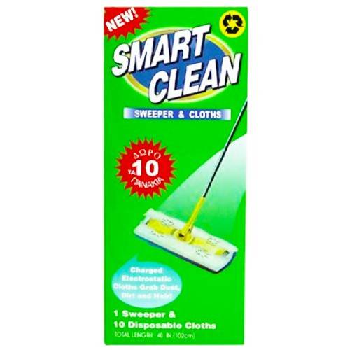 SMART CLEAN σύστημα ξεσκονίσματος με 10 πανάκια