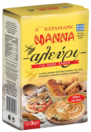 ΑΦΟΙ ΚΕΡΑΜΑΡΗ Μάννα αλεύρι για όλες τις χρήσεις 3kg
