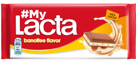 LACTA σοκολάτα banoffee 105gr