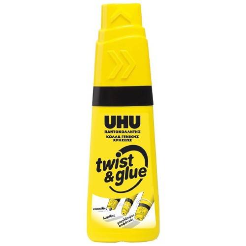 UHU κόλλα twist και glue γενικής χρήσης 35ml