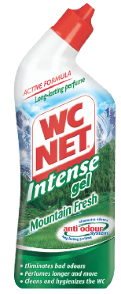 WC NET καθαριστικό λεκάνης gel mountain fresh 750ml