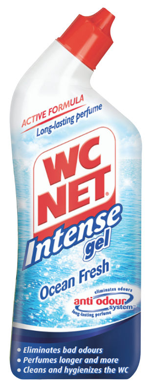 WC NET καθαριστικό λεκάνης gel ocean fresh 750ml