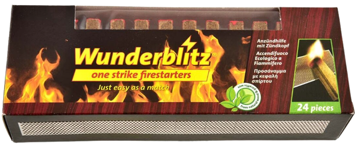 WUNDERBLITZ προσάναμμα κεφαλή σπίρτου 24τεμ