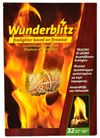 WUNDERBLITZ προσάναμμα φυσικό 32 ρολάκια