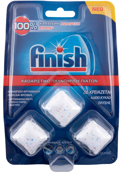 FINISH απορρυπαντικό πλυντητίου πιάτων σε κάψουλες 3τεμ
