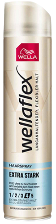 WELLAFLEX hair spray μαλλιών extra volume strong No4 250ml