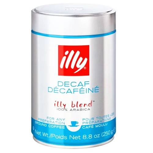 ILLY καφές espresso Decaf αλεσμένος 250gr