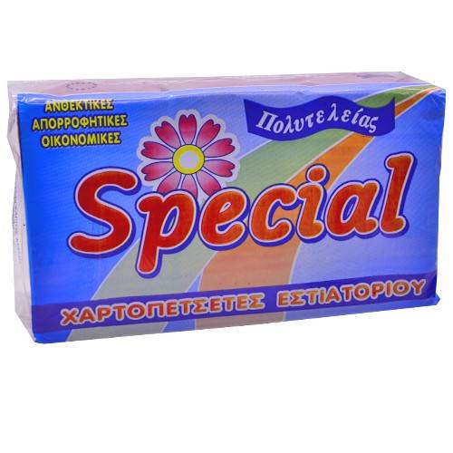 KRINOS χαρτοπετσέτες εστιατορίου special μπορντώ 24x24cm 500τεμ