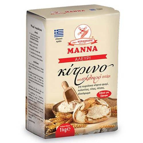 ΑΦΟΙ ΚΕΡΑΜΑΡΗ Μάννα αλεύρι σκληρό κίτρινο 1kg