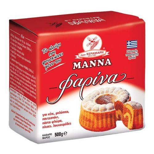 ΑΦΟΙ ΚΕΡΑΜΑΡΗ Μάννα φαρίνα 500gr