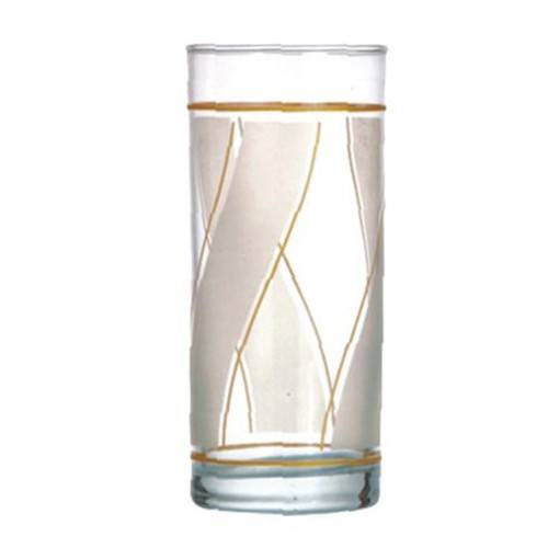 UNIGLASS ποτήρι γυάλινο νερού πολύχρωμα sylvia 6τεμ 91206/D98