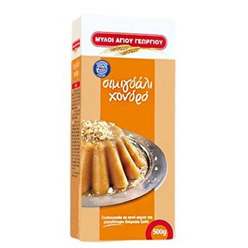 ΜΥΛΟΙ ΑΓΙΟΥ ΓΕΩΡΓΙΟΥ σιμιγδάλι χονδρό 500gr