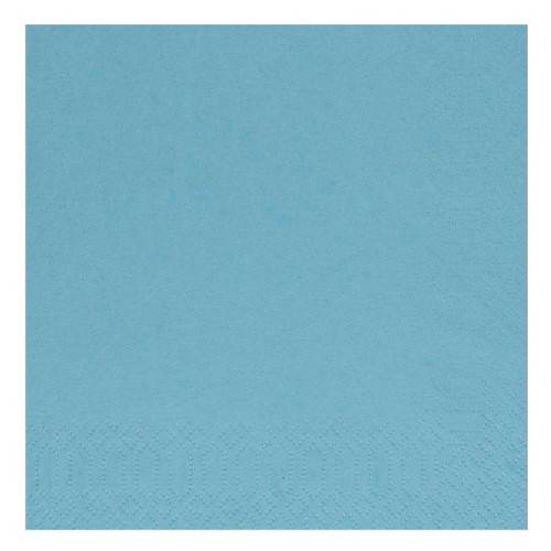 KRINOS χαρτοπετσέτες πολυτελείας σιέλ 1/4 33x33cm 400τεμ