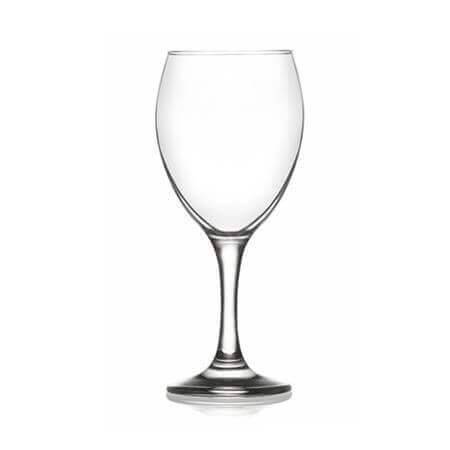UNIGLASS ποτήρι γυάλινο κρασιού alexander 24,5cl 6τεμ 93507