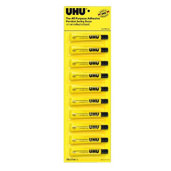 UHU κόλλα γενικής χρήσης No10 10x7ml
