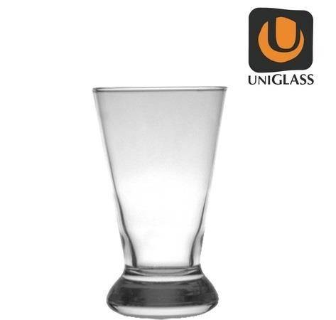 UNIGLASS ποτήρι γυάλινο καφέ/φραπέ 24cl 12τεμ 92508
