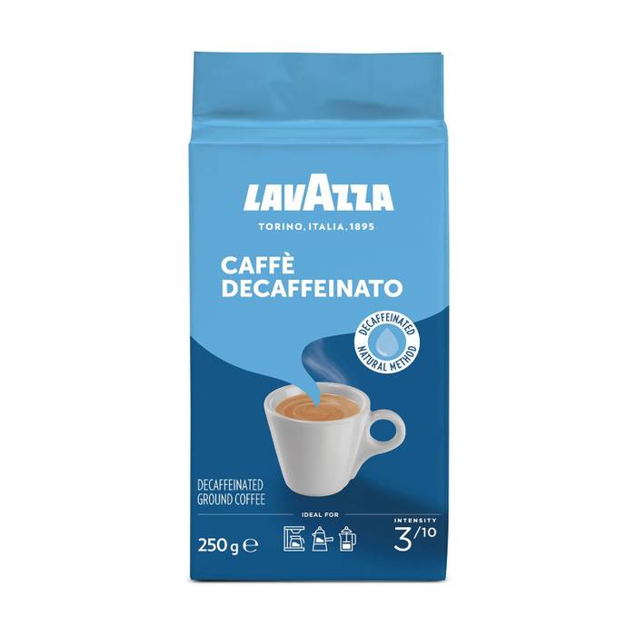 LAVAZZA καφές espresso Decaffeinato χωρίς καφεΐνη αλεσμένος 250gr