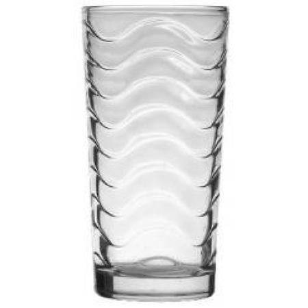 UNIGLASS ποτήρι γυάλινο νερού kyma 24,5cl 6τεμ 51051