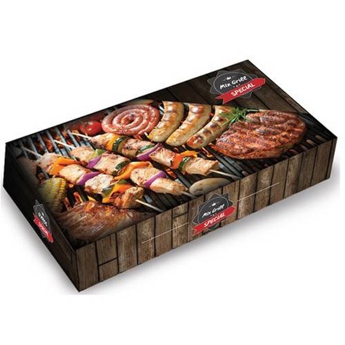 LUXURY κουτί για μερίδα mix grill 25x17,2x6,1cm 10kg