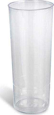Ποτήρι σωλήνας πλαστικό 25cl 300ml 10τεμ