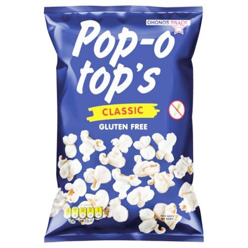 OHONOS SNACKS Jumbo pop-o-tops ποπ κορν classic χωρίς γλουτένη 35gr