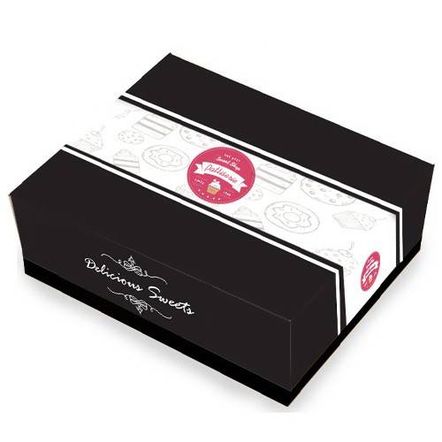 LUXURY κουτί ζαχαροπλαστείου sweet shop no8 20x20cm 10kg