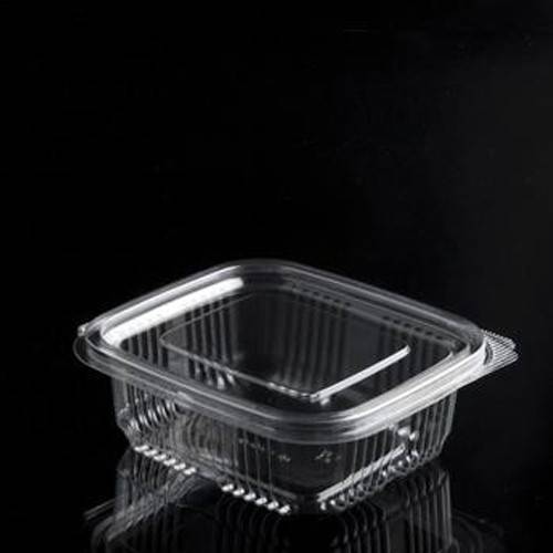 LUX PLAST σκεύος pet τετράγωνο με καπάκι 375gr 50τεμ